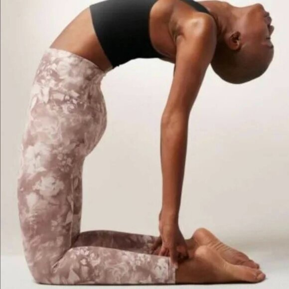 Athleta Women's leggings Elation Antoinette Velvety Pink Rose M - Picture 3 of 9